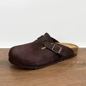 Colección de <span class=keywords><strong>Zuecos</strong></span> y Mules Birkenstocks <span class=keywords><strong>Boston</strong></span>: Parte Superior de Cuero Genuino, Plantilla de Corcho con Soporte de Arco Superior, Calzado Cómodo OEM - Product Image 3