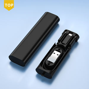 Caja de Almacenamiento Digital Portátil Multifunción 6 en 1 con Cable de Carga, Adaptador de Carga Rápida de 60W y Pin para Tarjetas, Precio de Fábrica - Product Image 1