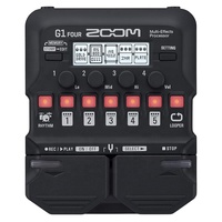 Processeur multi-effets pour guitare électrique ZOOM G1 FOUR avec machine à rythmes et simulation d'ampli