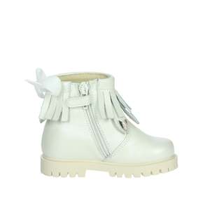 Botas Bajas para Niña Balducci, Color Marfil, con Detalle de Lazo y Flecos - Product Image 4