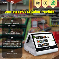 Terminal Punto de Venta (TPV) OEM/ODM de Gran Venta con Pantalla Táctil Capacitiva TFT LCD Dual de 11.6 Pulgadas, Sistema Operativo Android, 2GB/32G de Almacenamiento, 18 Meses de Garantía