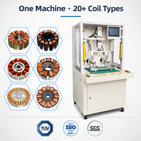 Máquina Bobinadora de Bobinas de Estator de Engranajes CNC PLC Totalmente Automática