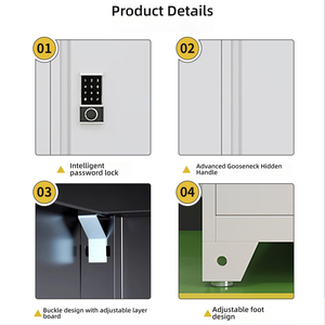 Gabinetes de almacenamiento de acero con cerradura con cajones multifuncionales para garajes, almacenes, talleres para almacenamiento de <span class=keywords><strong>bicicletas</strong></span> - Product Image 5