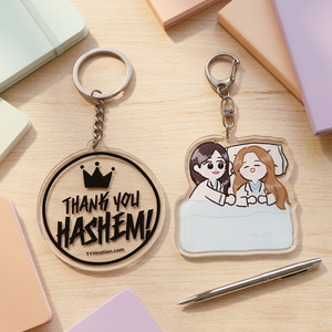 พวงกุญแจอะคริลิคการ์ตูนอนิเมะแบบกำหนดเอง CCH สำหรับเป็นของขวัญธีมดวงดาว - Product Image 3