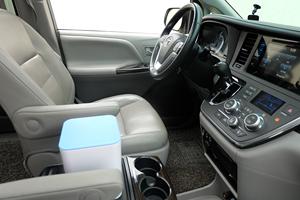 Mini bote de basura para coche, caja de almacenamiento de basura ABS, de calidad, a la moda - Product Image 2