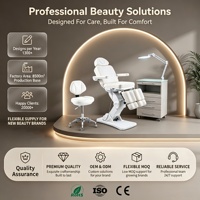 Fauteuil d'examen médical, lit de soins des pieds, équipement de podologie réglable, fauteuil de podologie électrique