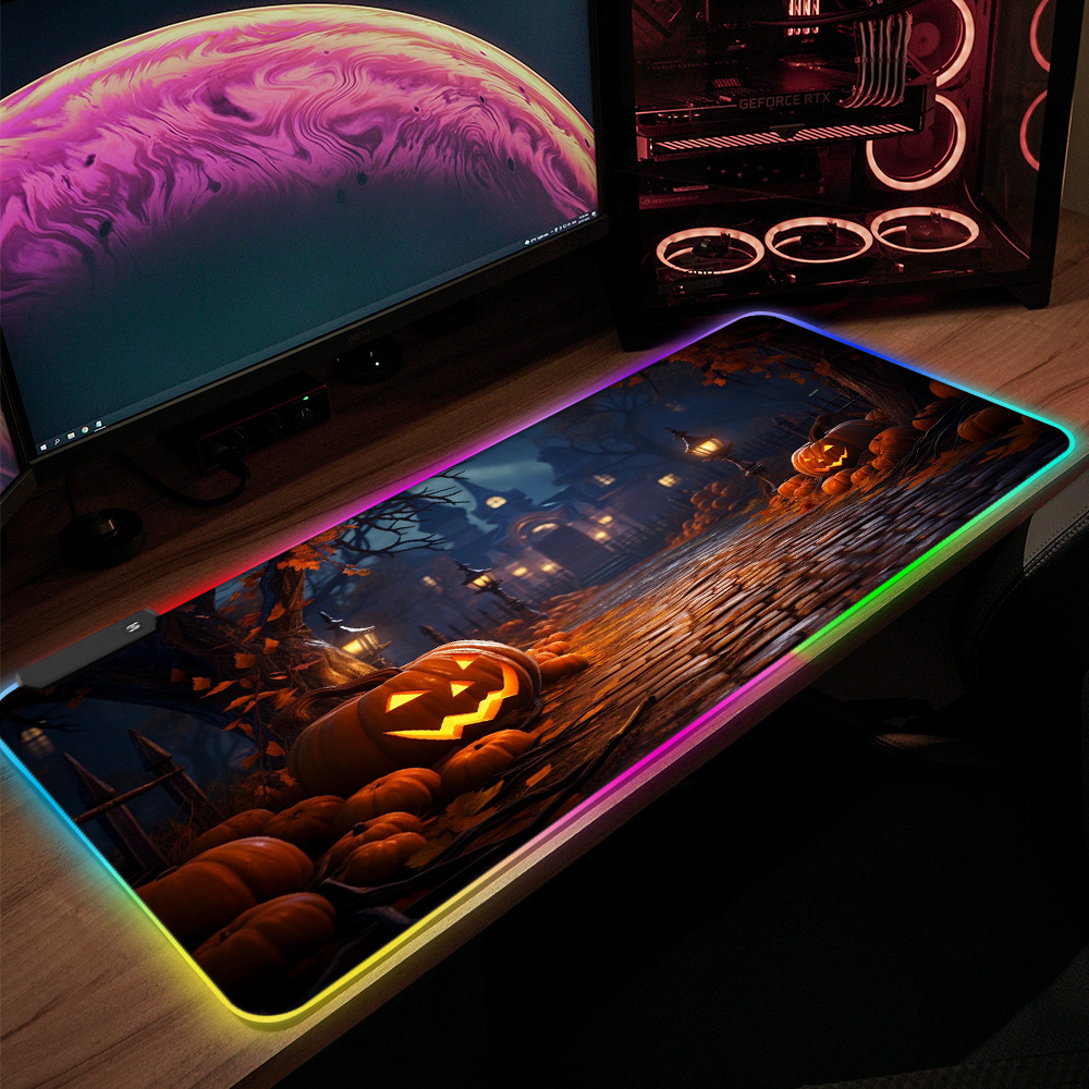 F1 RGB Schreibtisch matte Sublimation Benutzer definierter Logo-Druck Kreatives Computer zubehör Erweitertes Mouse pad Gaming RGB-Mauspad mit USB-Hub