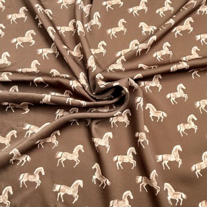 100% polyester satin vải nhẹ ngựa in dệt cho quần áo ngủ thiết kế hoa thời trang với một liên lạc quyến rũ - Product Image 4