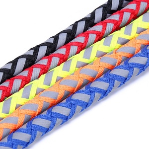 Guinzaglio e Pettorina Imbottiti in Nylon Riflettente con Fibbie per Cani di Piccola e Media Taglia - Passeggiate Notturne - Product Image 5