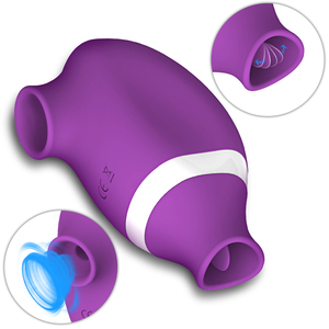 MELO Sucking <b>Vibrator</b> 7 Speeds Nipple Sucking Tongue <b>Vibrating</b> Sex Oral Licking G Spot Stimulation Clitoral Sex Toys for Women% - Product Image 1