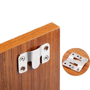 Marco de imagen entrelazado Gancho de imagen de alta resistencia Soporte de clip en Z Pantalla de imagen grande Galería DE ARTE Hardware de montaje en pared - Product Image 1