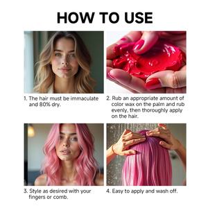 เจลย้อมสีผมแบบมืออาชีพ<span class=keywords><strong>สี</strong></span>เม็ด<span class=keywords><strong>สี</strong></span>ย้อม<span class=keywords><strong>ผม</strong></span>แบบชั่วคราว - Product Image 6