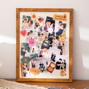 DIY photo <b>frame</b>, <b>wall</b>-hanging, for couples, Teacher's Day gift, lover's photo, handmade puzzle, commemorative table-top - Product Image 4