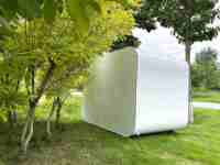 Maison préfabriquée en forme de capsule Apple Cabin Pod, complète avec cuisine et salle de bain, pour le camping en plein air, les stations balnéaires et l'hébergement touristique