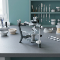 Artikulator Gigi Vitra yang Dapat Disesuaikan, Bahan Stainless Steel Perak, Instrumen Prostodontik Laboratorium Gigi |   Dapat Disesuaikan Sepenuhnya