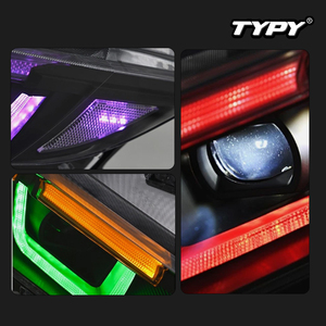 Conjuntos de faros delanteros TYPY para Ford Mustang 2024-2026, luces diurnas RGB de posventa para Mustang con intermitentes secuenciales - Product Image 6