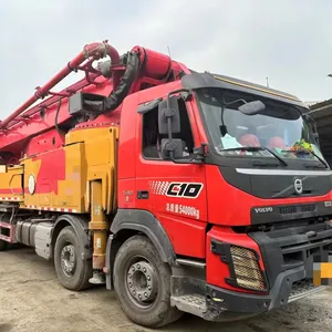 Excellent product of 67M Used Concrete Pump Truck SYM5538THB 670C-10 5 Truck Mounted Pump Truck with Spare Parts