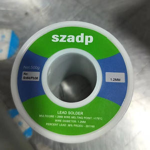 500g 60/40 kurşun lehim teli 0.8mm 1.2mm Sn60 Pb40 lehimleme tel 50g 450g kalay lehim malzemesi ile 1.8% 2% Rosin akı fabrika - Product Image 2