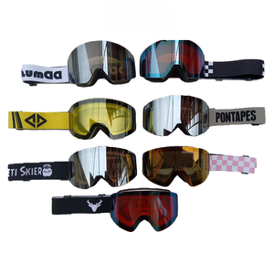 Kacamata Ski Olahraga Grosir Magnetik Bulat Anti-kabut Perlindungan UV TPU Bersepeda Olahraga Luar Ruangan - Product Image 2