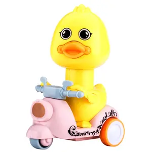 Jouet moto pousser le petit canard retirer voiture enfants jouet voiture bébé inertie voiture