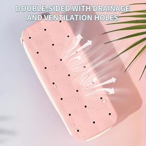 Étui de rangement pour lunettes de natation d'extérieur avec logo personnalisé, grande capacité, en silicone, avec trou de drainage, pour la natation - Product Image 4