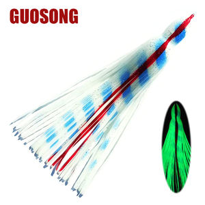 Señuelos de Pesca Marítima de Plástico Blando, Faldas de <span class=keywords><strong>Calamar</strong></span> Luminosas UV <span class=keywords><strong>Yamashita</strong></span> de 24cm/25g-35g en 10 Colores, Señuelo de Pulpo, Venta al por Mayor - Product Image 5