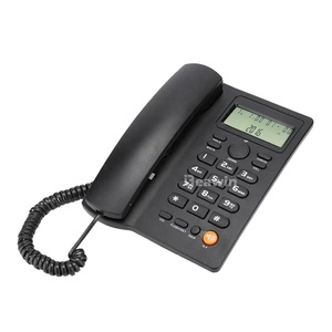 Teléfono Fijo con Identificador de Llamadas Directo de Fábrica, con Altavoz, Montaje en Pared, Teléfono con Cable de Una Línea para Uso en el Hogar, Oficina u Hotel - Product Image 1
