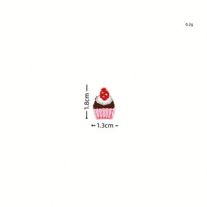 Parches Bordados Personalizados con Forma de Corazón de Flores para San Valentín, Decoraciones de Ropa de Marca en Sarga y Lona con Prensa Térmica para Sombreros y Bolsos - Product Image 3