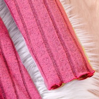 Robe de princesse en maille à manches longues avec dentelle épissée, nouvelle collection automne 2025 pour filles, vêtements pour enfants