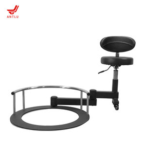 Sillón de Barbero Profesional Giratorio 360° 2025 para Técnicos, Taburete de Salón de Trabajo Pesado Integrado para <span class=keywords><strong>Peluquería</strong></span> en Nuevas Escuelas de Barbería - Product Image 1