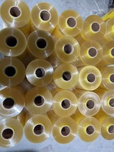Rollo <span class=keywords><strong>Jumbo</strong></span> Grande de Film Transparente de PVC, Envoltura Elástica de Grado Alimenticio, para Uso Comercial y Doméstico, Económico, para Pasteles, Galletas, Fideos, Bocadillos, Frutas - Product Image 1