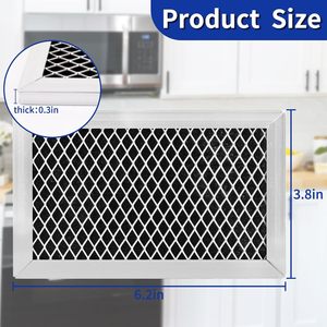 WB02X11124 JX81J Filtre à charbon <span class=keywords><strong>micro</strong></span>-ondes adapté pour G-E WB06X10823 WB02X11536 <span class=keywords><strong>Samsung</strong></span> DE63-00367G DE63-00367J - Product Image 2