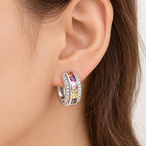 Orecchini Geometrici Quadrati per Donne, Accessori per Orecchie Semplici da Indossare Quotidianamente - Product Image 6