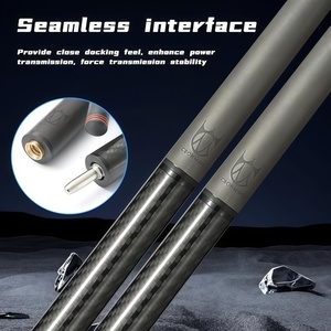 Stecca da Biliardo Professionale in Fibra di Carbonio 58" 21oz con Punta da 13mm Uni-Lock e Asta a Bassa Deflessione per Tornei e Club - Product Image 5