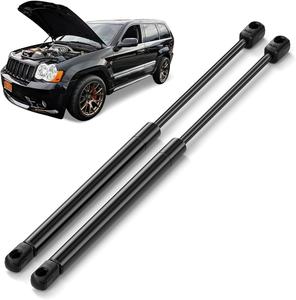 Amortiguadores de Capó para <span class=keywords><strong>Jeep</strong></span> Grand Cherokee 1999 2000 2001 2002 2003 2004, 4048 Soporte de Elevación de Capó Delantero, Resortes de Gas - Product Image 1