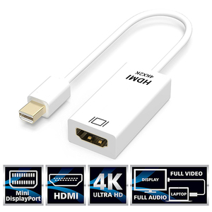 Sıcak satış 4k * 2k Mini DP <span class=keywords><strong>HDMI</strong></span> kablosu erkek dişi adaptör Mini DisplayPort <span class=keywords><strong>HDMI</strong></span> MacBook adaptörü Pro MacBook hava - Product Image 6