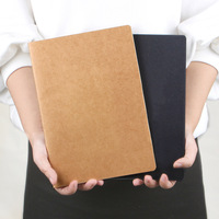 Cahier d'exercices personnalisé avec logo promotionnel pour les élèves, couverture en papier kraft, carnet A4 A5