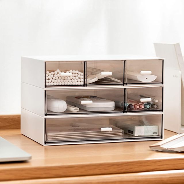 Custom Acrylic Acrylic Sheets Clear -Multi-Use Stackable Desk Organizer - for Documents, Stationery, Crafts & Accessories