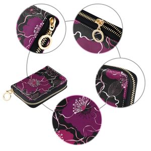Custom Luxury Designer <b>Small</b> Delicate Cute Coin <b>Wallet</b> Credit Card Clip Short Unisex Leather <b>Wallet</b> Holder Open - Product Image 4