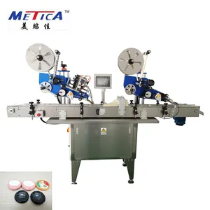 New design top and bottom labeling machine automatic sticker labeling machine customized labeling machine factory