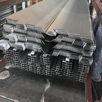Profil d'extrusion structurel de façade anodisé de qualité architecturale 6063, traitement de surface décoratif OEM RD Alu, tempérage CNC T3-T8