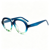Lunettes Rétro Rondes Anti-Lumière Bleue SM24003 - Monture PC Légère avec Verres en Résine Transparente pour Hommes et Femmes (6 Couleurs)