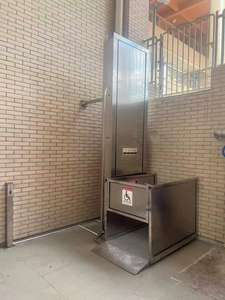 Monte-escalier vertical hydraulique de haute qualité pour fauteuil roulant, intérieur, 2-10 m, pour handicapés - Product Image 6