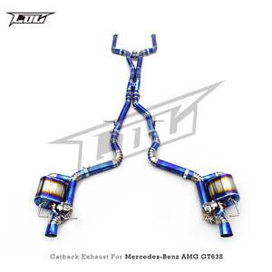 ท่อไอเสียแบบตรงรุ่นสำหรับ Mercedes-Benz AMG GT63/GT63S 4.0T ปี 2019-2023 Boska OEM ควบคุมวาล์ว ไทเทเนียม น้ำหนักเบา Catback - Product Image 6