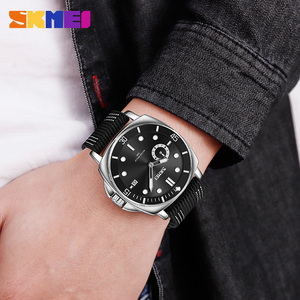 Reloj deportivo Skmei 9328 para hombre, relojes de pulsera conceptuales con indicador luminoso, relojes de cuarzo de tela de nailon - Product Image 6