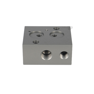Hochwertiger kunden spezifischer Metall verteiler block Hydraulischer Aluminium-Hydraulik ventil block Hydraulische Überdruck ventil blöcke - Product Image 6