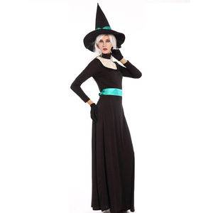 Costumes d'Halloween en gros pour Reine Sorcière et Tenues de Diable - Robe de Danse pour Spectacle Scénique 100% Polyester - Product Image 3
