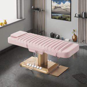 Advanced Luxurious Contemporary 3-Motor Electric <b>Salon</b> Massage Table Synthetic Leather Metal Frame High-Density Sponge - Product Image 1