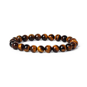 Bracelet en perles de Jade naturel pour femme, améthyste, cristal, <span class=keywords><strong>Quartz</strong></span>, aigue-marine, émeraude, bijoux, Agate, Bracelet élastique pour homme - Product Image 5