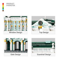 Wange 5244 Winter Palace Creative Assembly ABS Plastic Building Block Set for Kids Educational Construction Toy Ages 7+